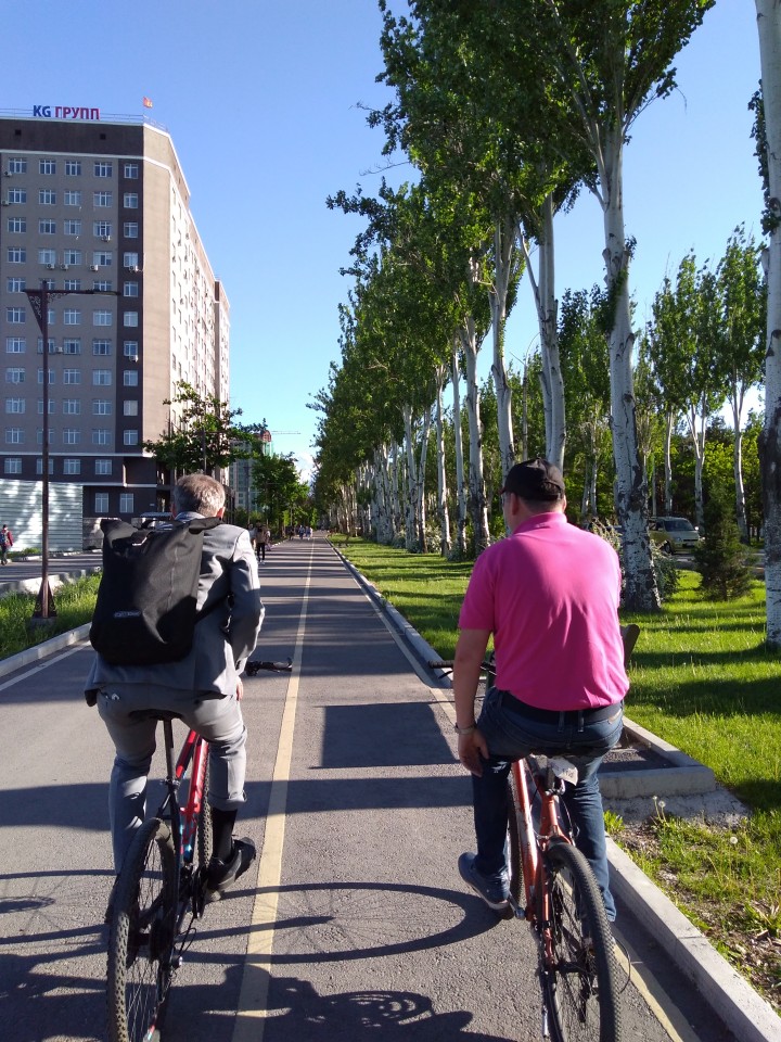 Cycling in Bishkek